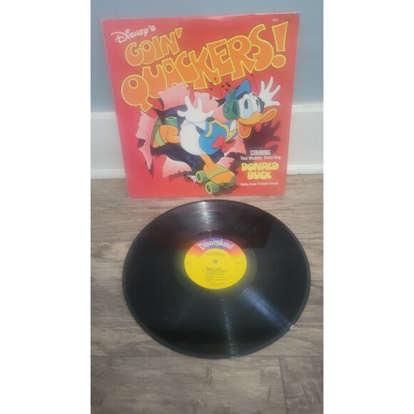 Walt Disney’s Goin’ Quackers LP Disneyland Records 2513 Donald Duck 1970s - Picture 1 of 6